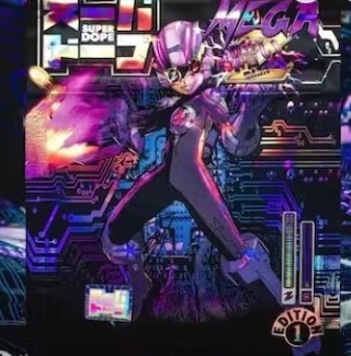 Photograph of product: Mega Z Blue | 3.5g | Super Dope