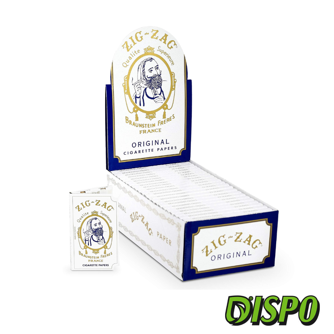 Photograph of product: Zig Zag - Original Single Wide Papers | White