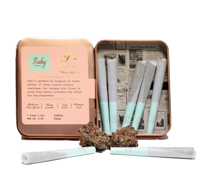 Photograph of product: Ruby Doobies - Rozay - 3.5g - 7pk