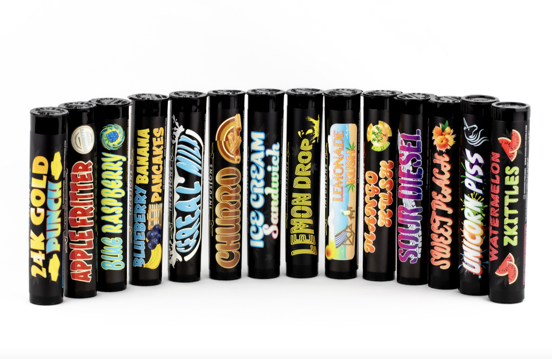 Photograph of product: Goodlyfe: Birthday Cake 1G Infused PreRoll