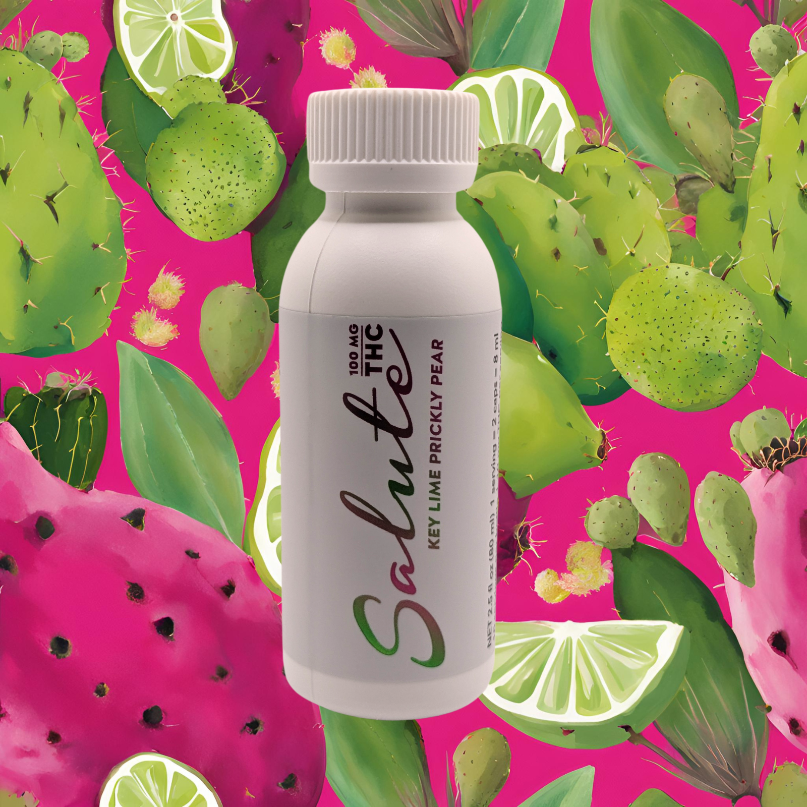 Photograph of product: Salute Key Lime Prickly Pear Shot