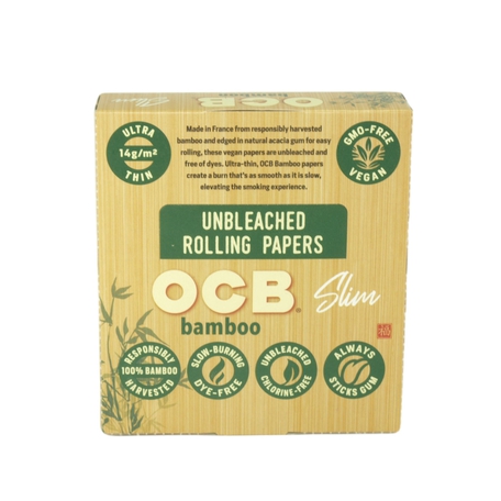 Photograph of product: Accessory | Cones/Papers/Wraps | - HMI | OCB Bamboo Papers | King Slim