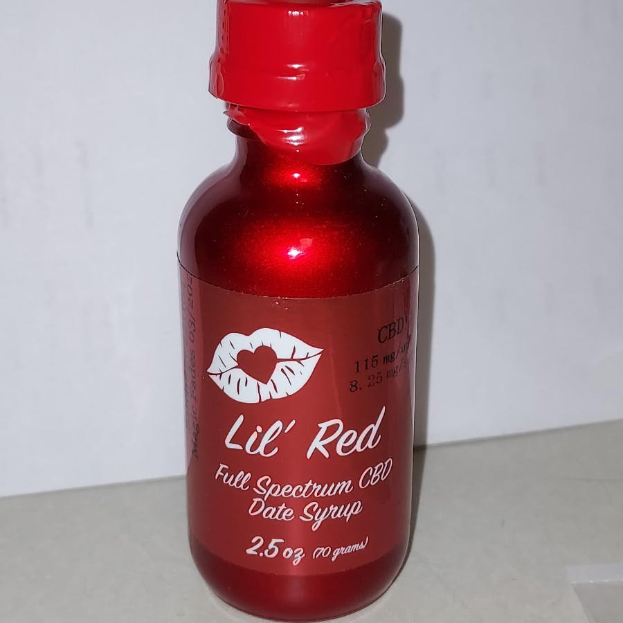 Photograph of product: LIL RED - FULL SPECTRUM CBD DATE SYRUP