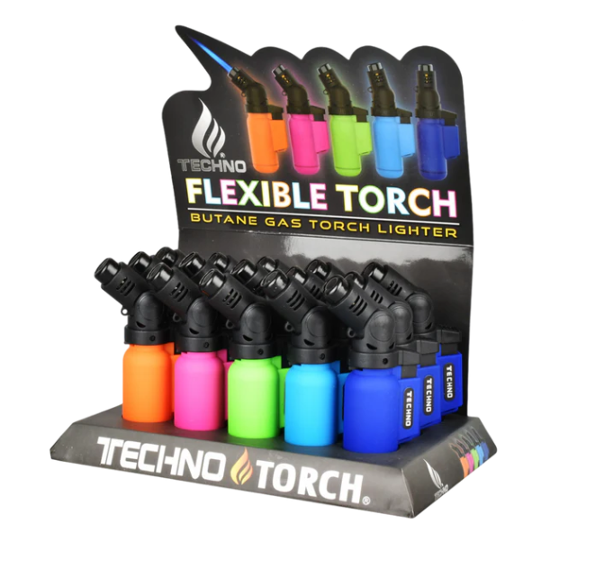 Photograph of product: Techno Torch Flexible Torch Lighter | 4.5" | Assorted Colors