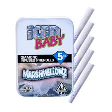 Photograph of product: ICED MARSHMELLOWZ 5PK INFUSED PREROLLS