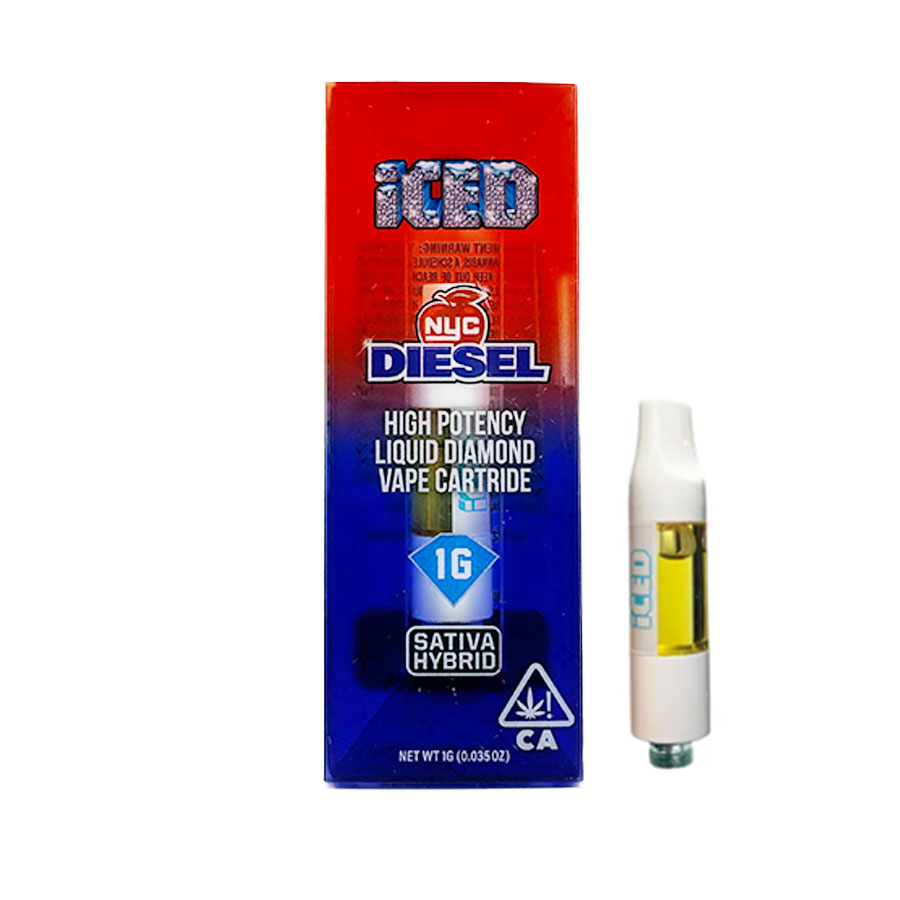 Photograph of product: Iced - NYC Diesel 1g Vape Cartridge Oui'd