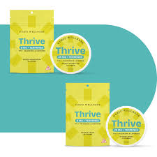 Photograph of product: Curio Chews Thrive Citrus Honey 4:1:1 4mg TH-ouiv: 1mg CDB:1mg TH-oui 10pk