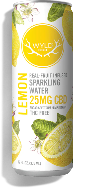 Photograph of product: WYLD | CBD | Lemon CBD Water (CBD 50 mg) | 12 fl oz