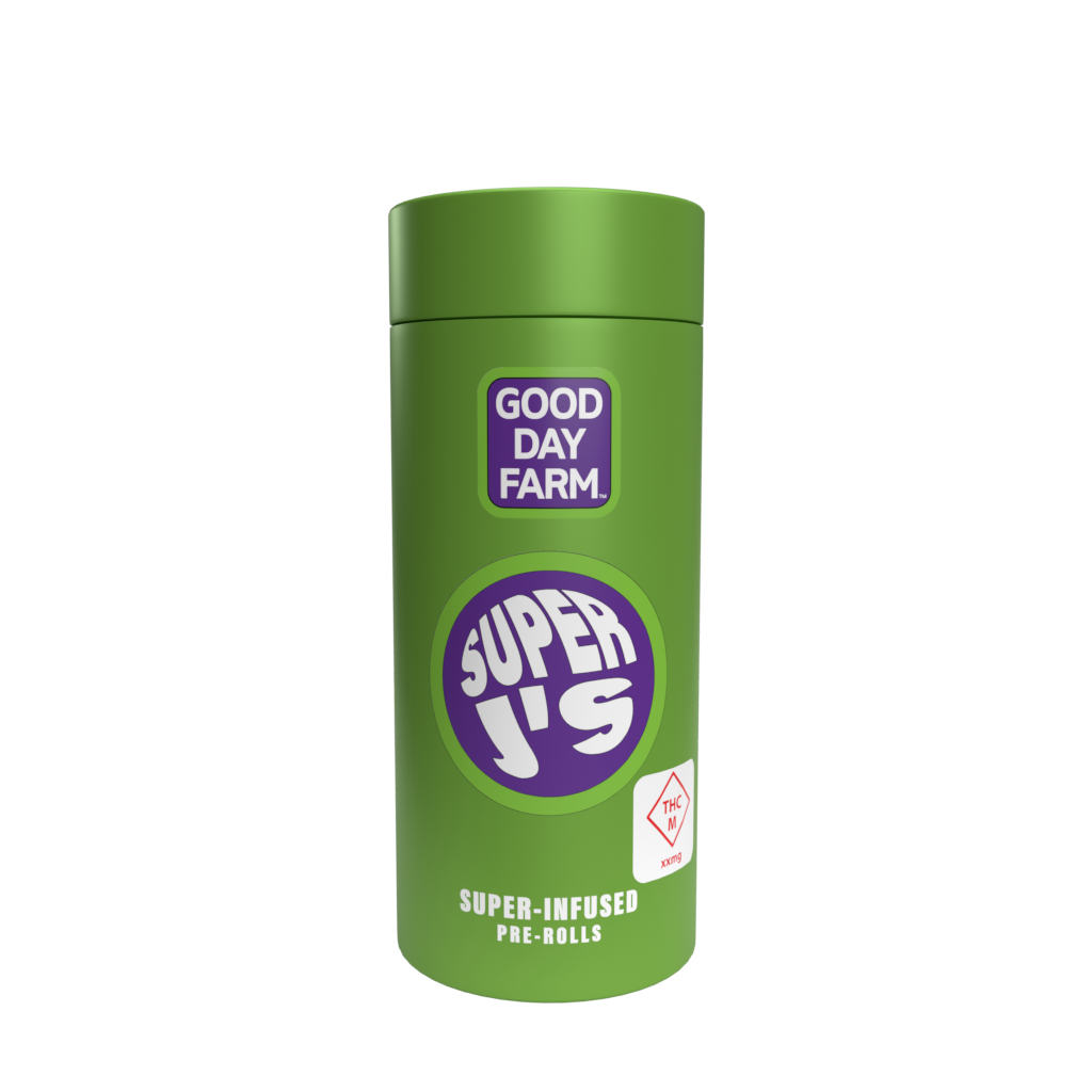Photograph of product: Good Day Farm - Double Cross - Grape Infused Pre-Roll Pack - (5pk)