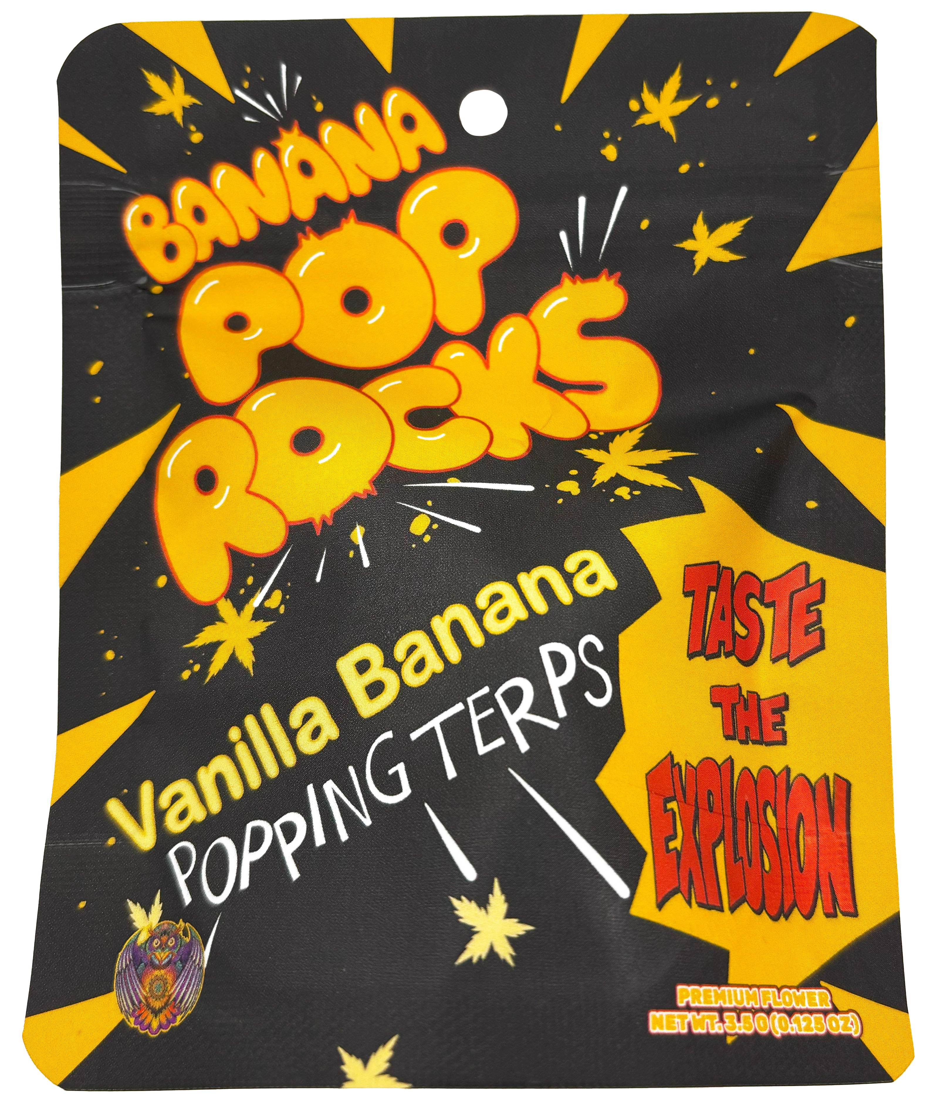 Photograph of product: Michigander Fire | Banana Pop Rocks | Pre-Packaged Flower - 3.5g