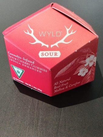 Photograph of product: Wyld - Gummies - Sour Cherry - 200mg - 10pk