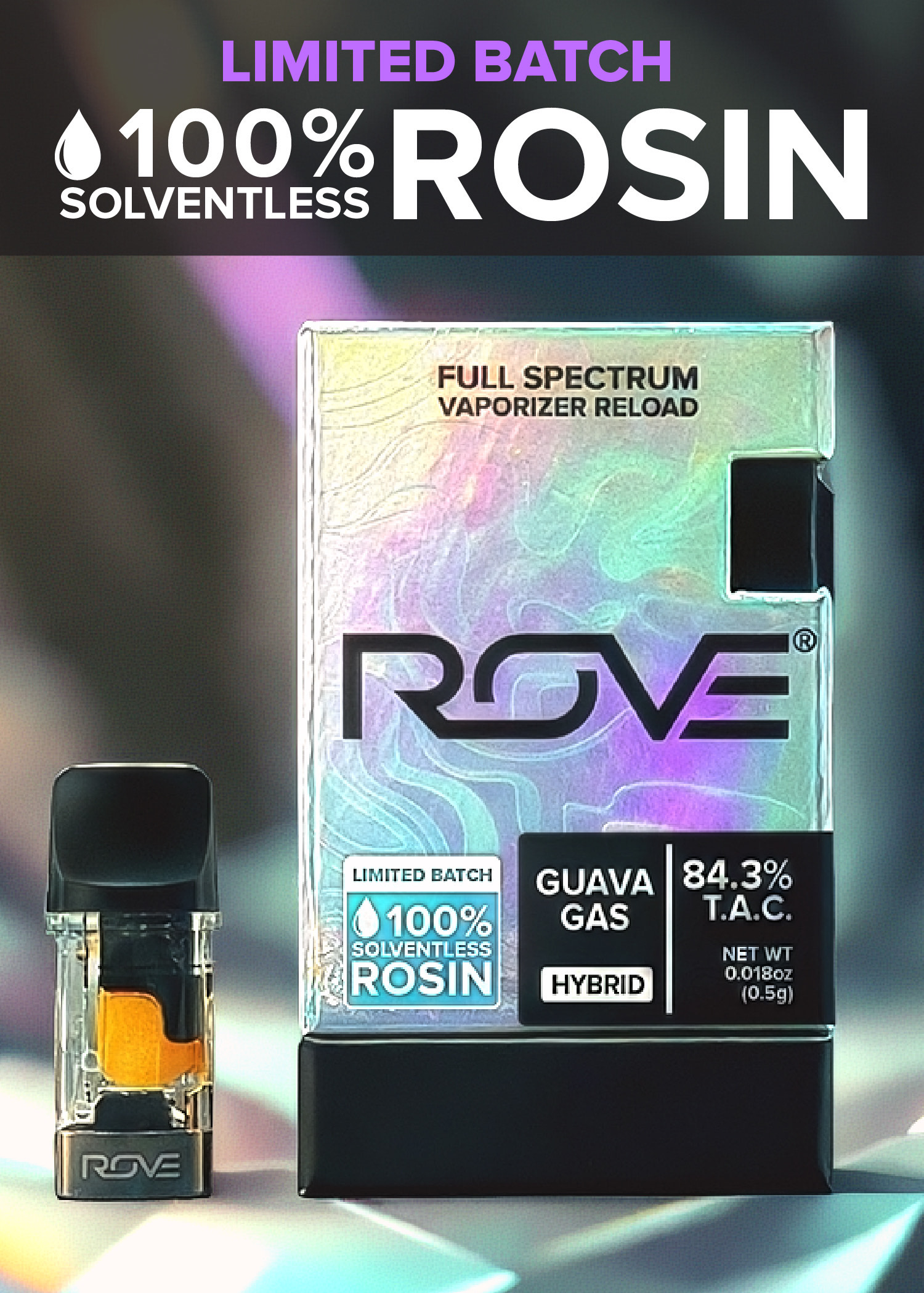 Photograph of product: *Bio Diesel Solventless au chocolat Rosin Pod Reload