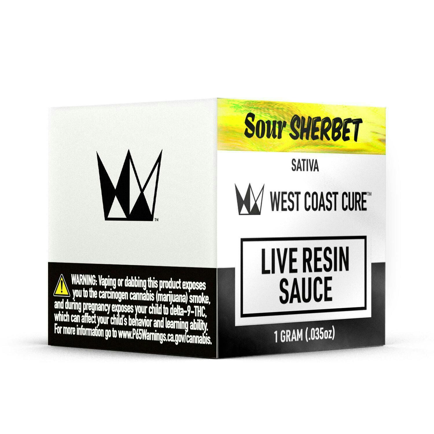Photograph of product: West Coast Cure - Sour Sherbet - Dabs LR Sauce