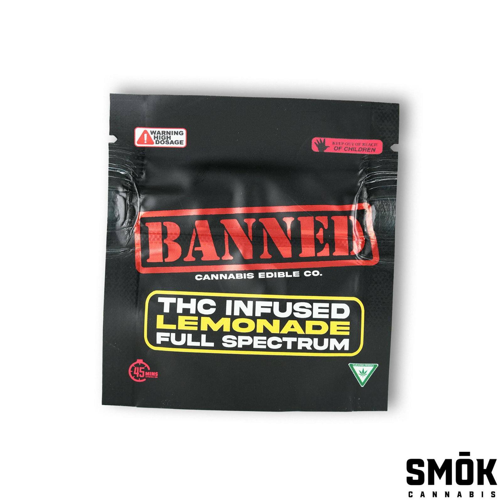 Photograph of product: Banned Gummies Lemonade 200mg
