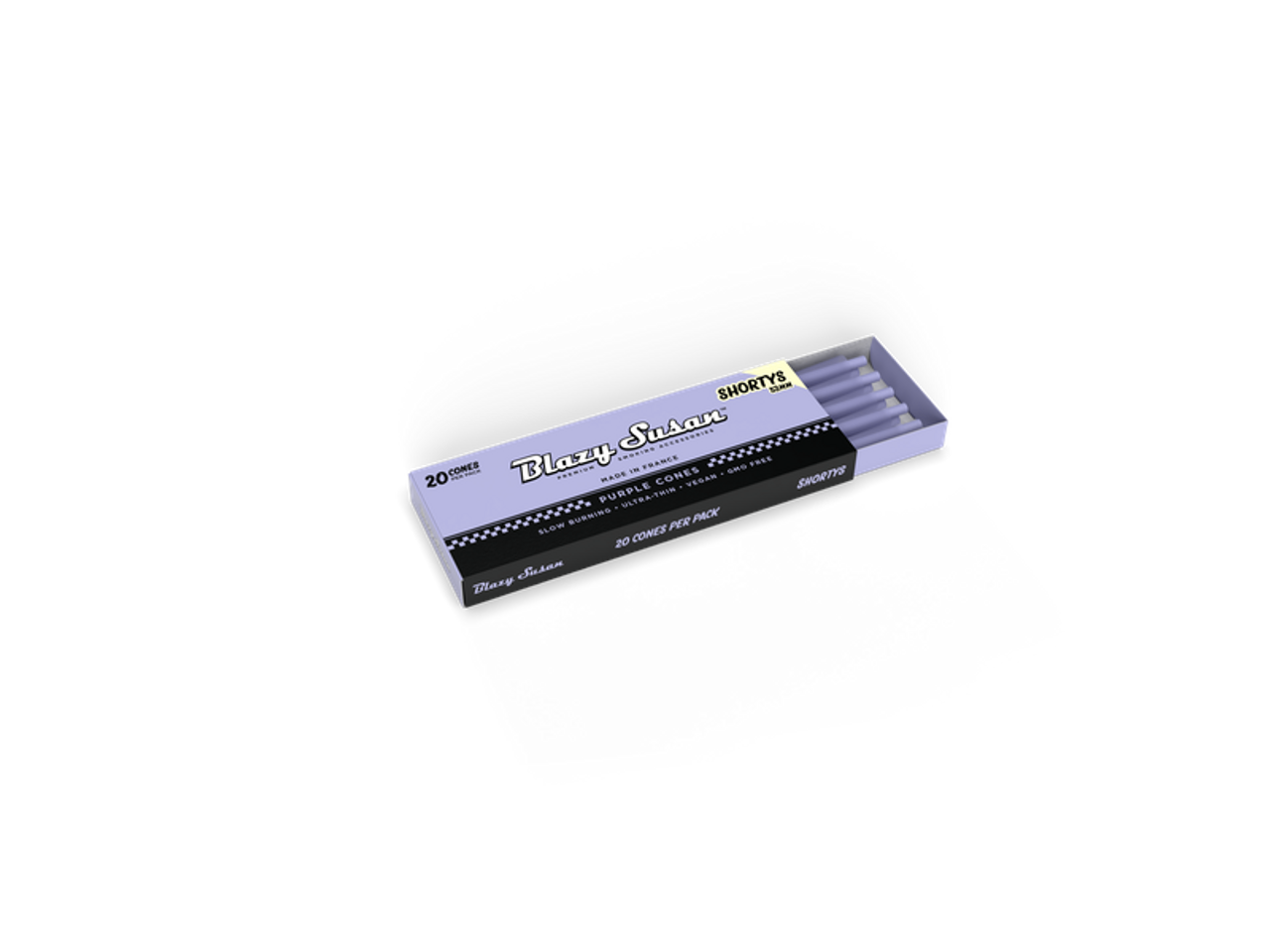 Photograph of product: Blazy Susan Purple Cones | 53mm (Shorty)  20ct