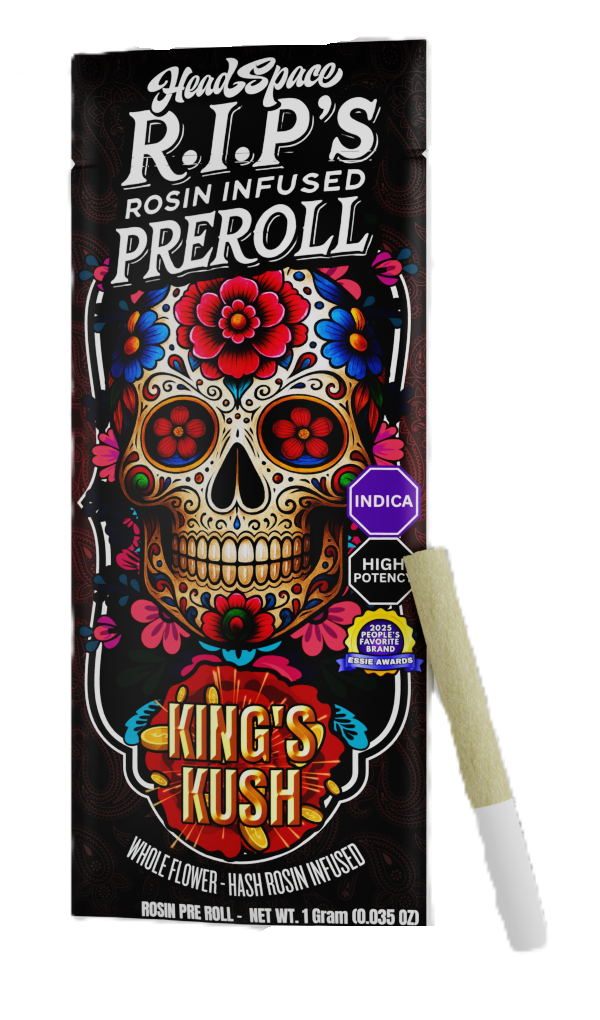 Photograph of product: King's Kush Rosin Infused Pre-Roll | 1g | R.I.P