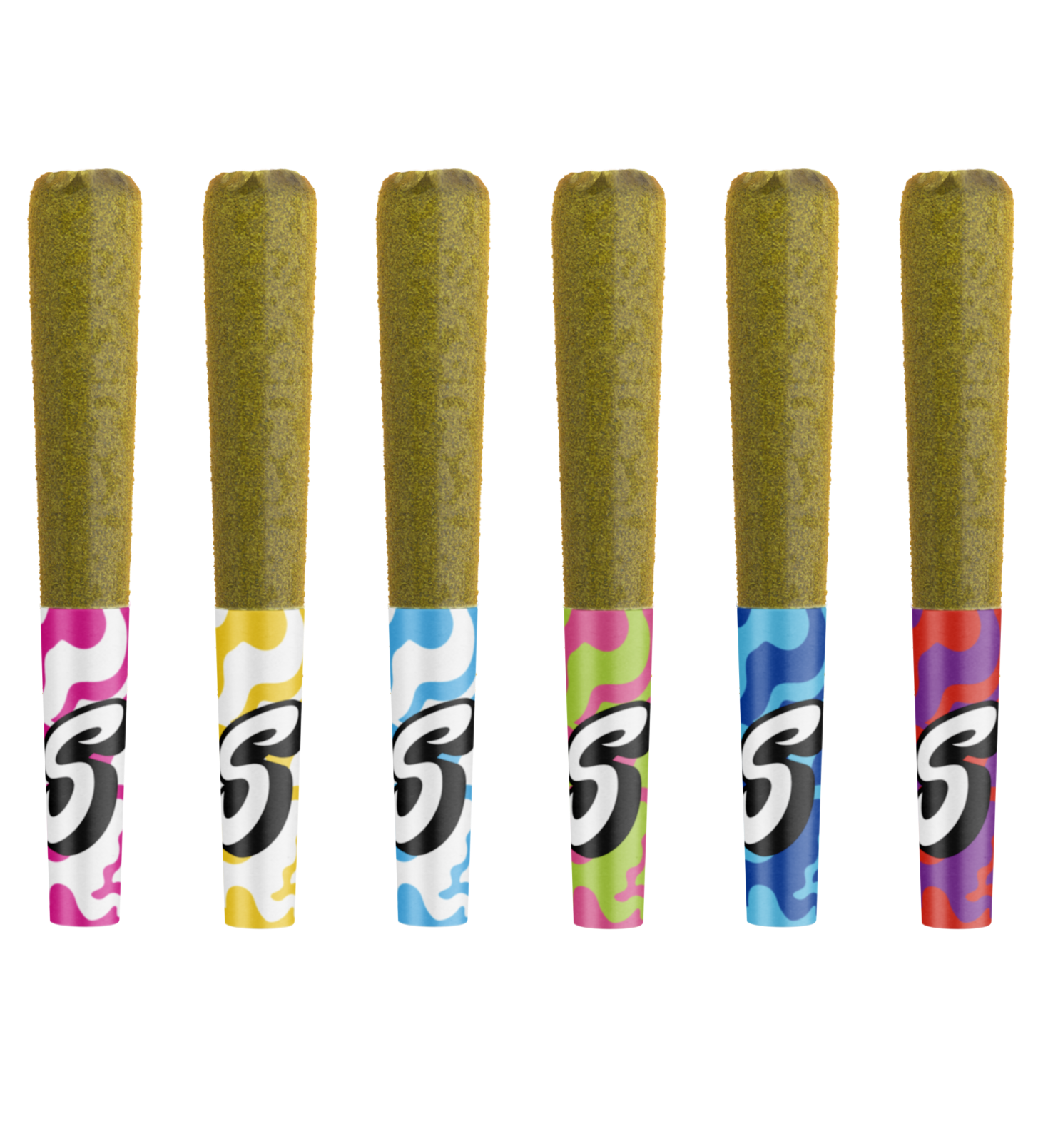Photograph of product: Mfused Super Fog - TWISTED Rainbow Cloud Inf Preroll 5pk