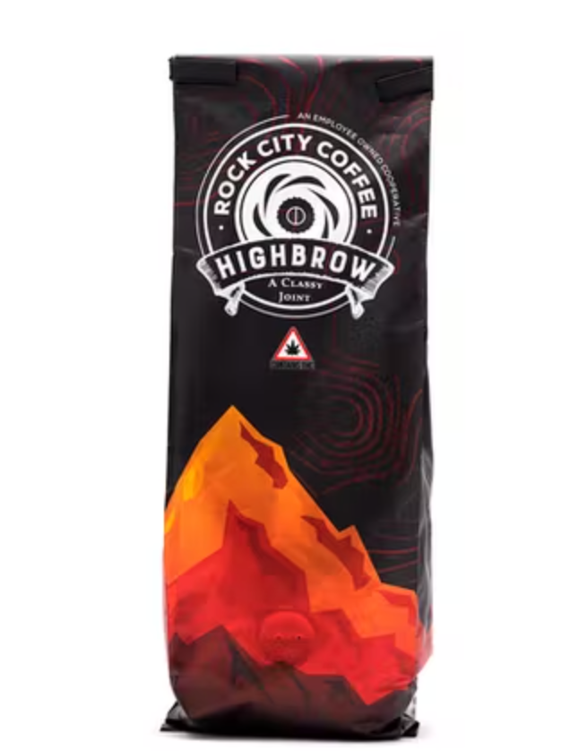 Photograph of product: Fire on the Mountain Dark Roast Coffee 1/2lb