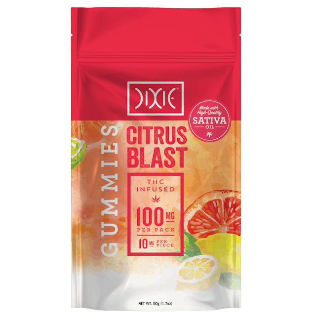 Photograph of product: CITRUS BLAST 10MG 10PK GUMMIES - 