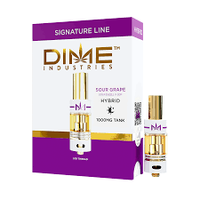 Photograph of product: Dime - Cartridge - Sour Grape - 1G