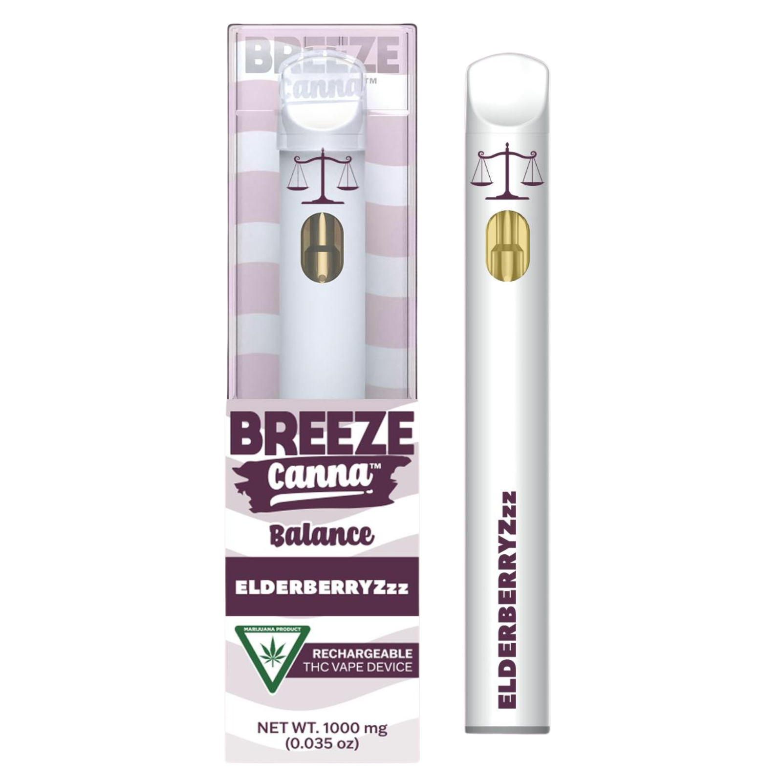 Photograph of product: Breeze | ElderberryZzz (Balance) | Disposable