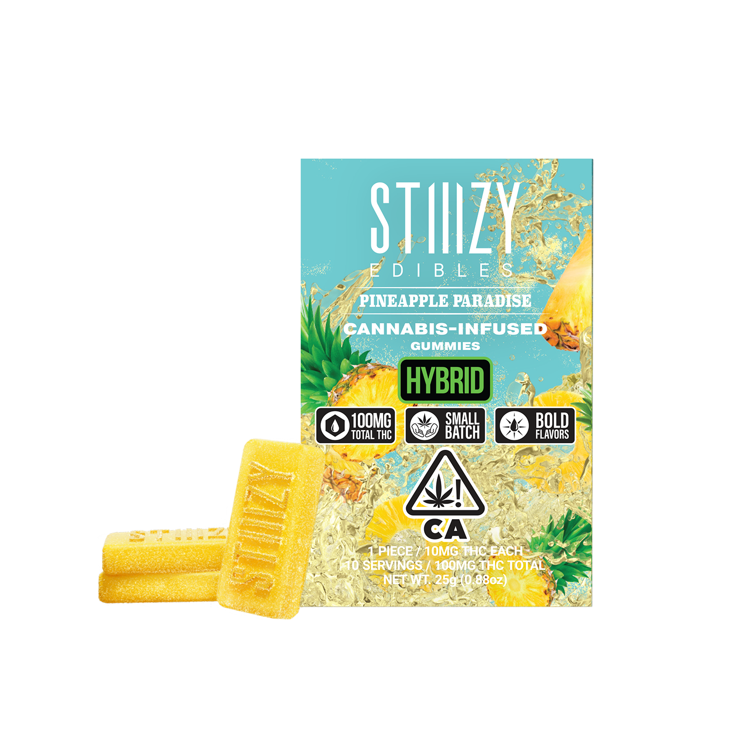 Photograph of product: Gummies | 10pk | Pineapple Paradise | 100mg