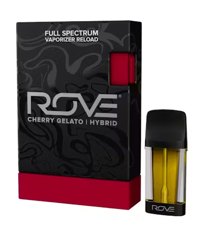 Photograph of product: Cherry Gelato (H) - ROVE - 1g Live Resin Diamond Reload Vape Pod