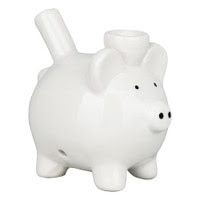 Photograph of product: Ceramic Piggy Bank Pipe - 4.75"