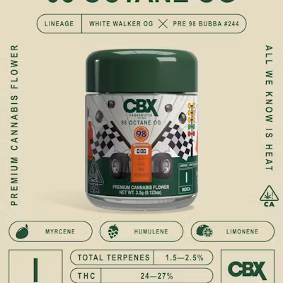 Photograph of product: Cannabiotix | 98' Octane - 3.5g Flower
