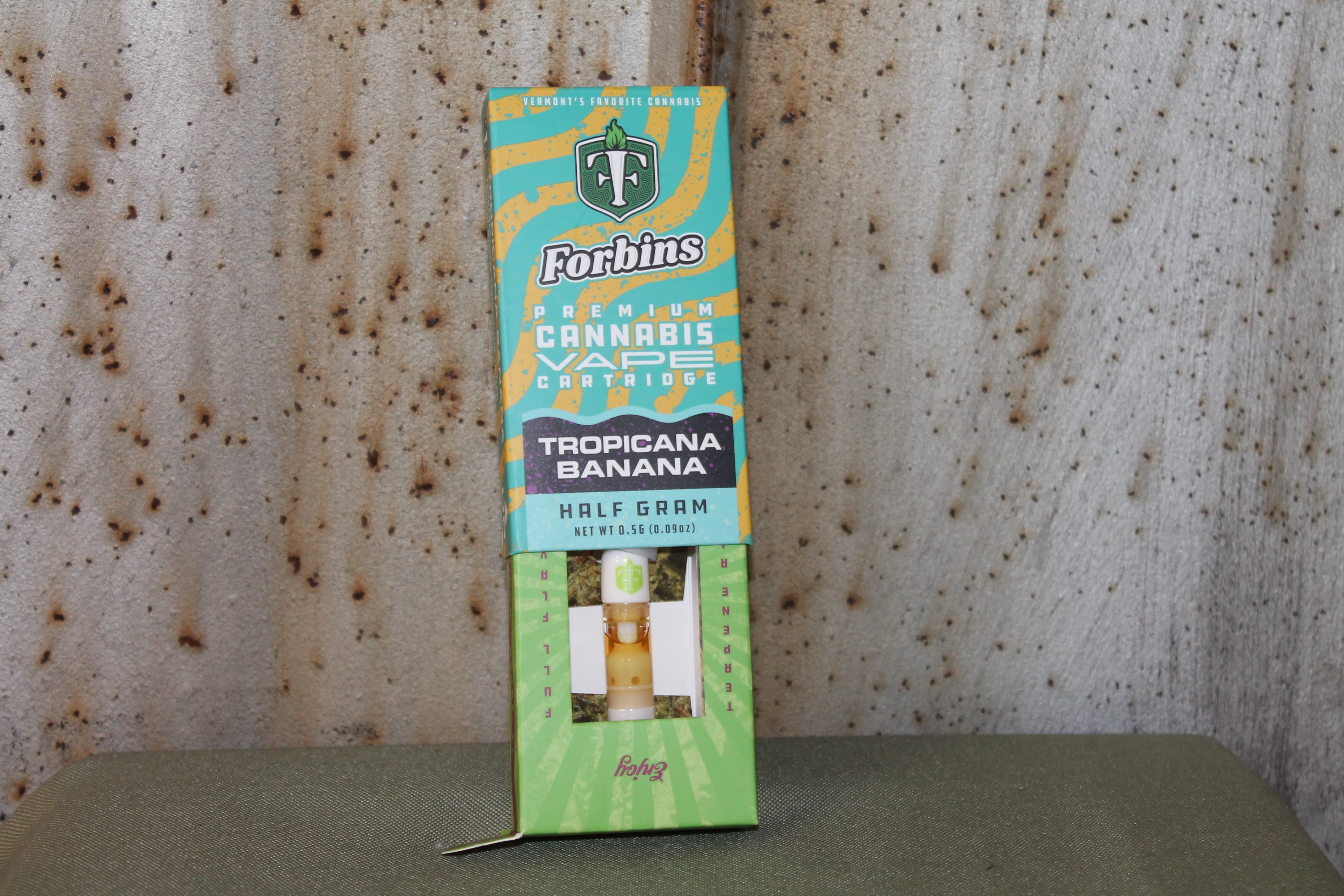 Photograph of product: Forbins Finest I Tropicana Banana Vape Cart