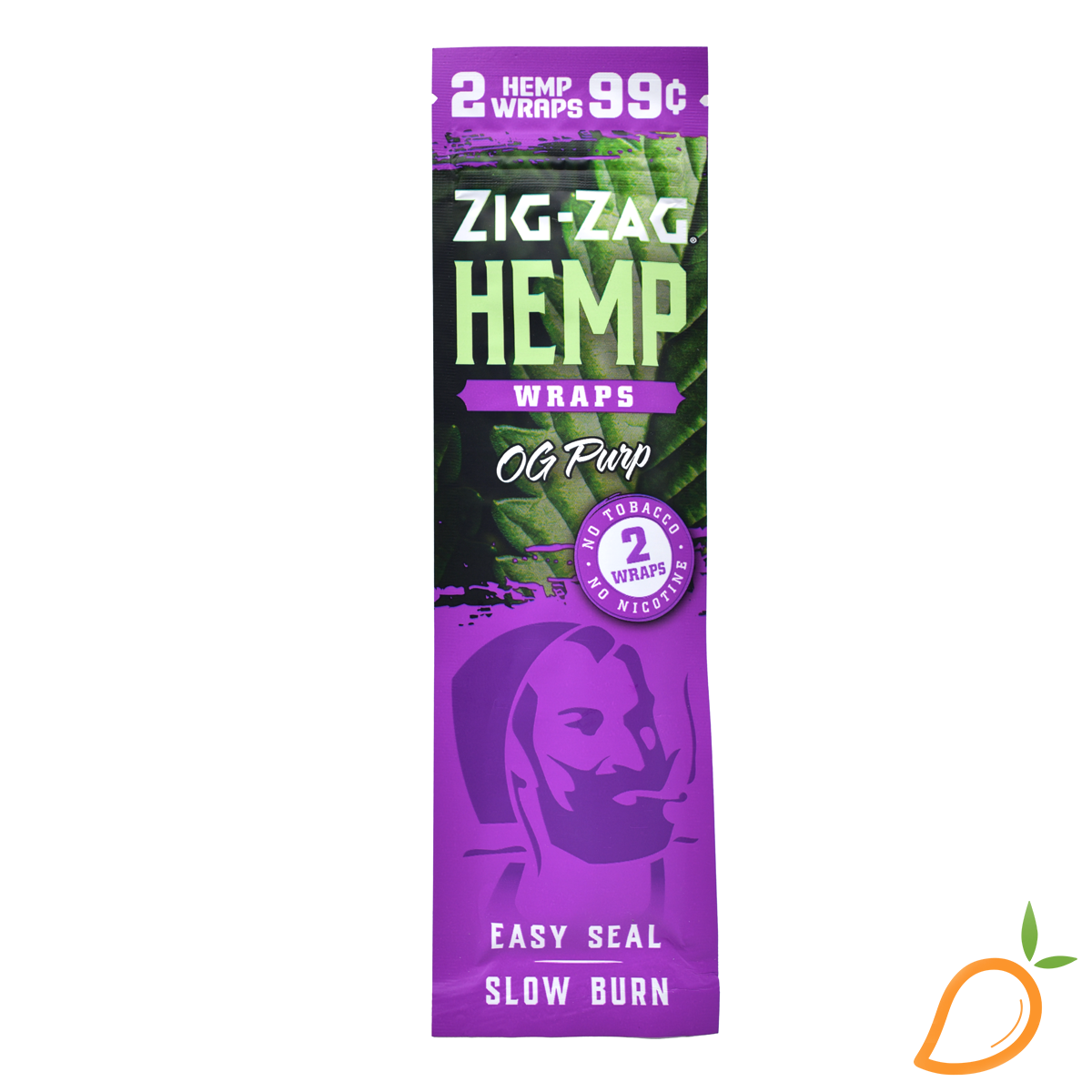 Photograph of product: 2pk OG Purp Hemp Wrap Zig Zag