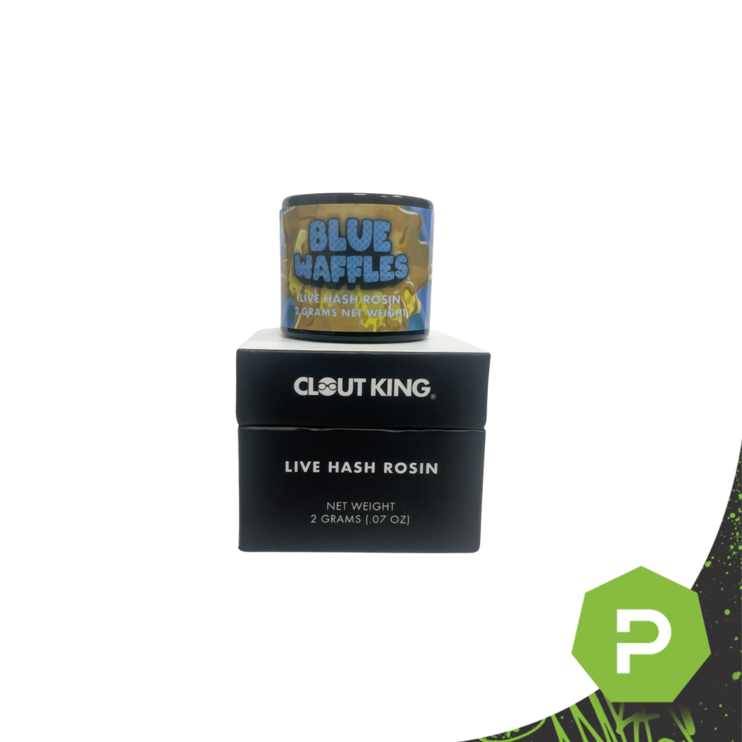 Photograph of product: Clout King Live Rosin | Blue Waffles