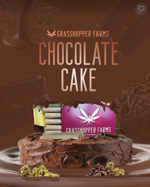 Photograph of product: Chocolate Cake - Infused Pre-roll