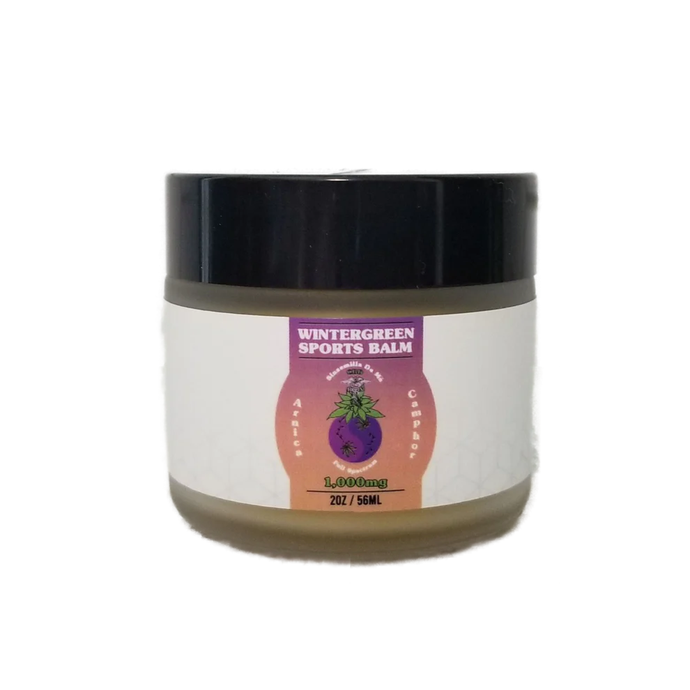 Photograph of Product: Sinsemilla De Ma - Wintergreen CBD Sports Balm - 1000mg 2oz