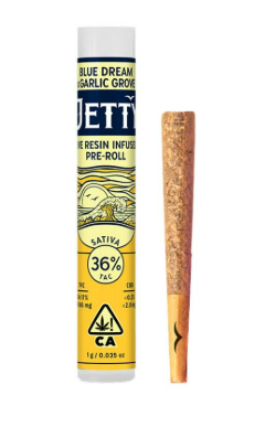 Photograph of product: Jetty Blue Dream x Garlic Grove Sativa Live Resin Preroll