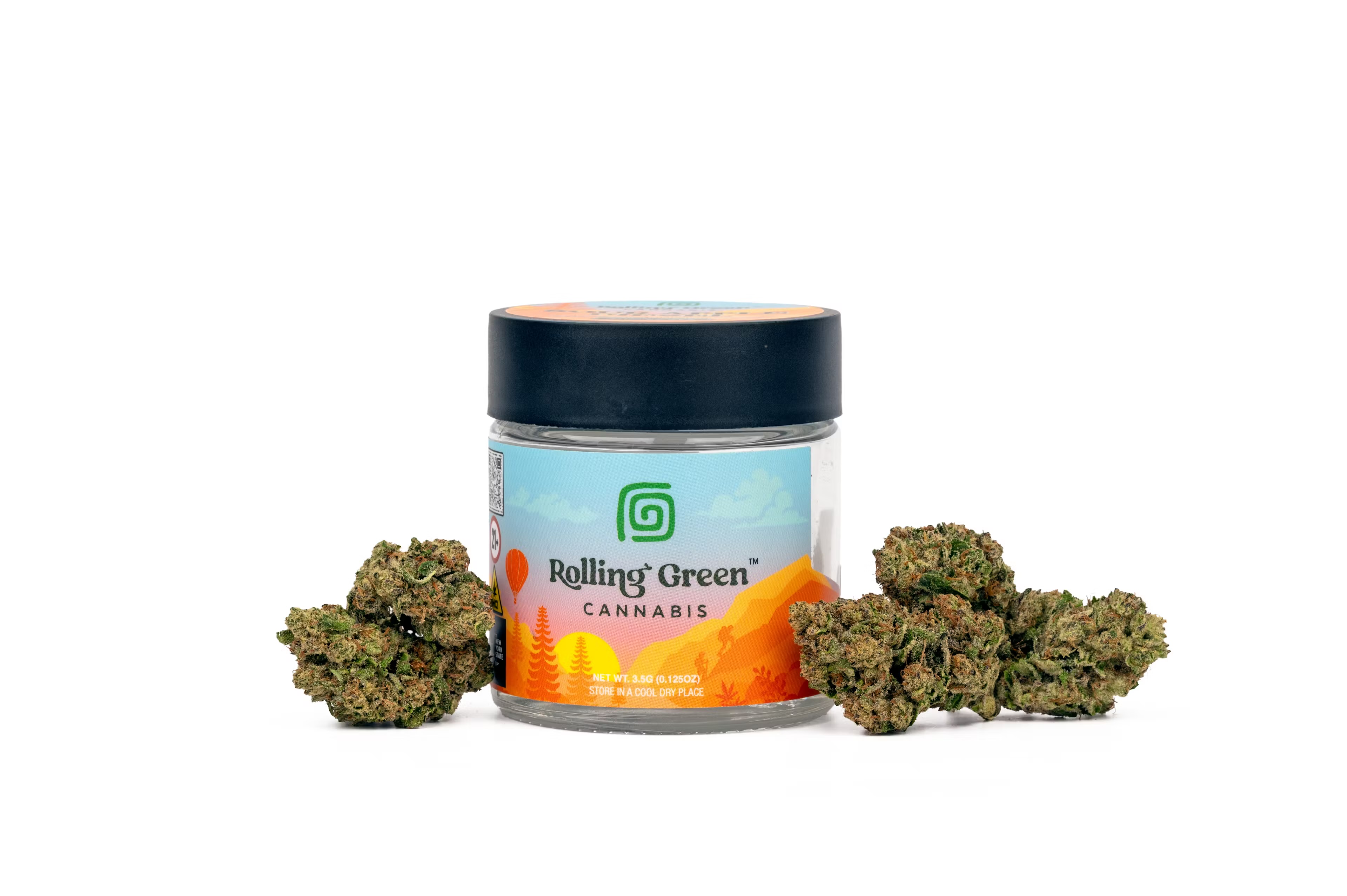 Photograph of product: Glitter Bomb- ROLLING GREEN- Flower - 3.5g