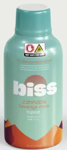 Photograph of product: Biss - Tropical Beverage Mixer 50mg 2oz