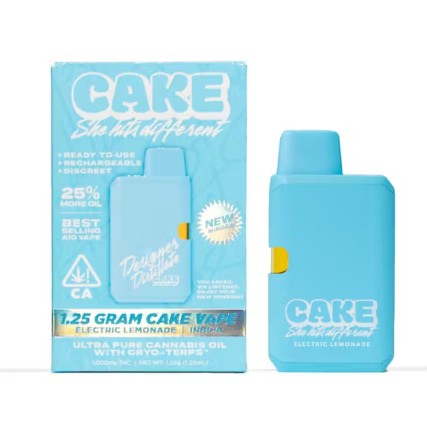 Photograph of product: CAKE | ELECTRIC LEMONADE (I) | 1.25G ALL-IN-ONE