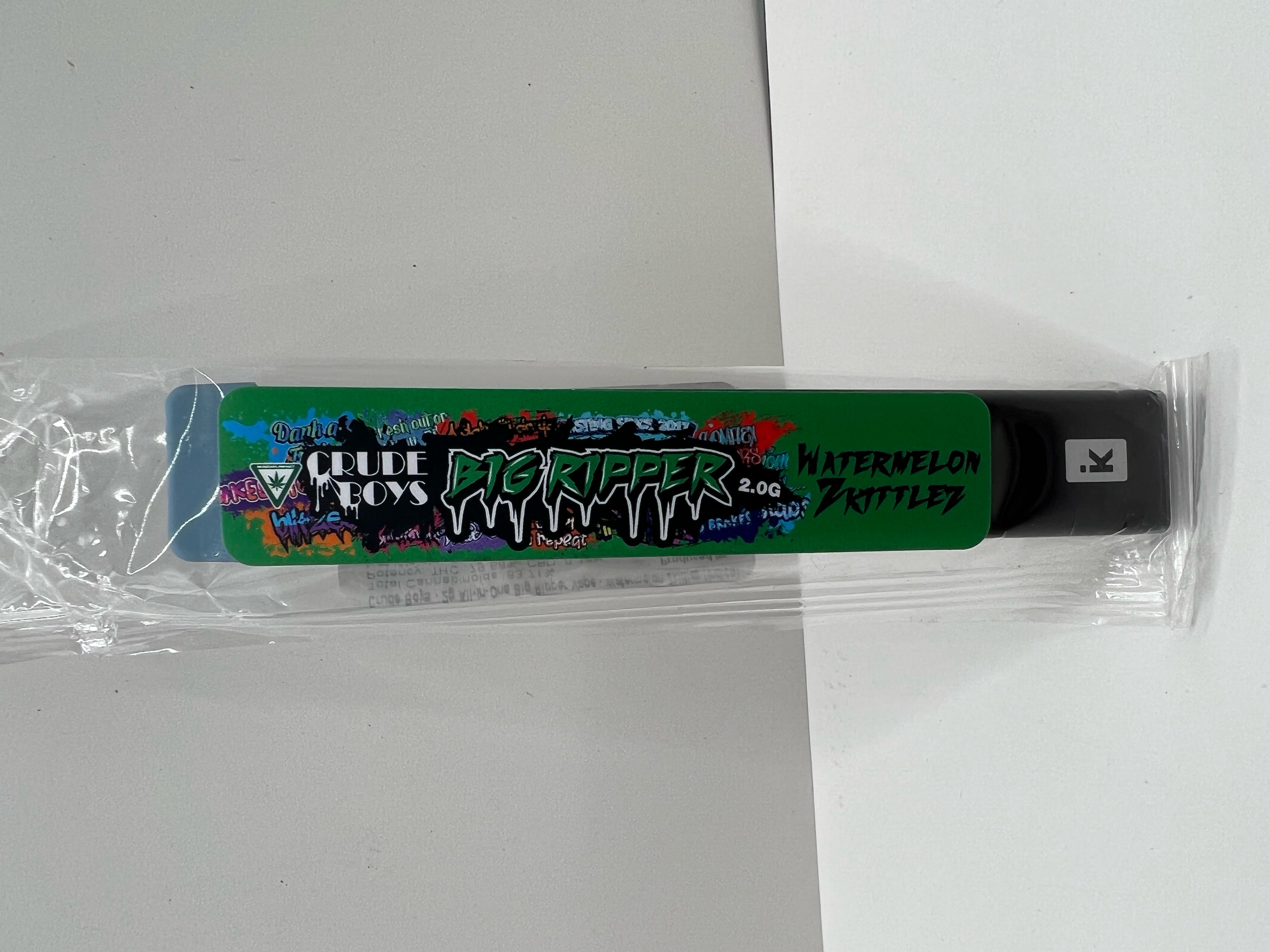 Photograph of product: Crude Boys Disposable Watermelon Zkittles