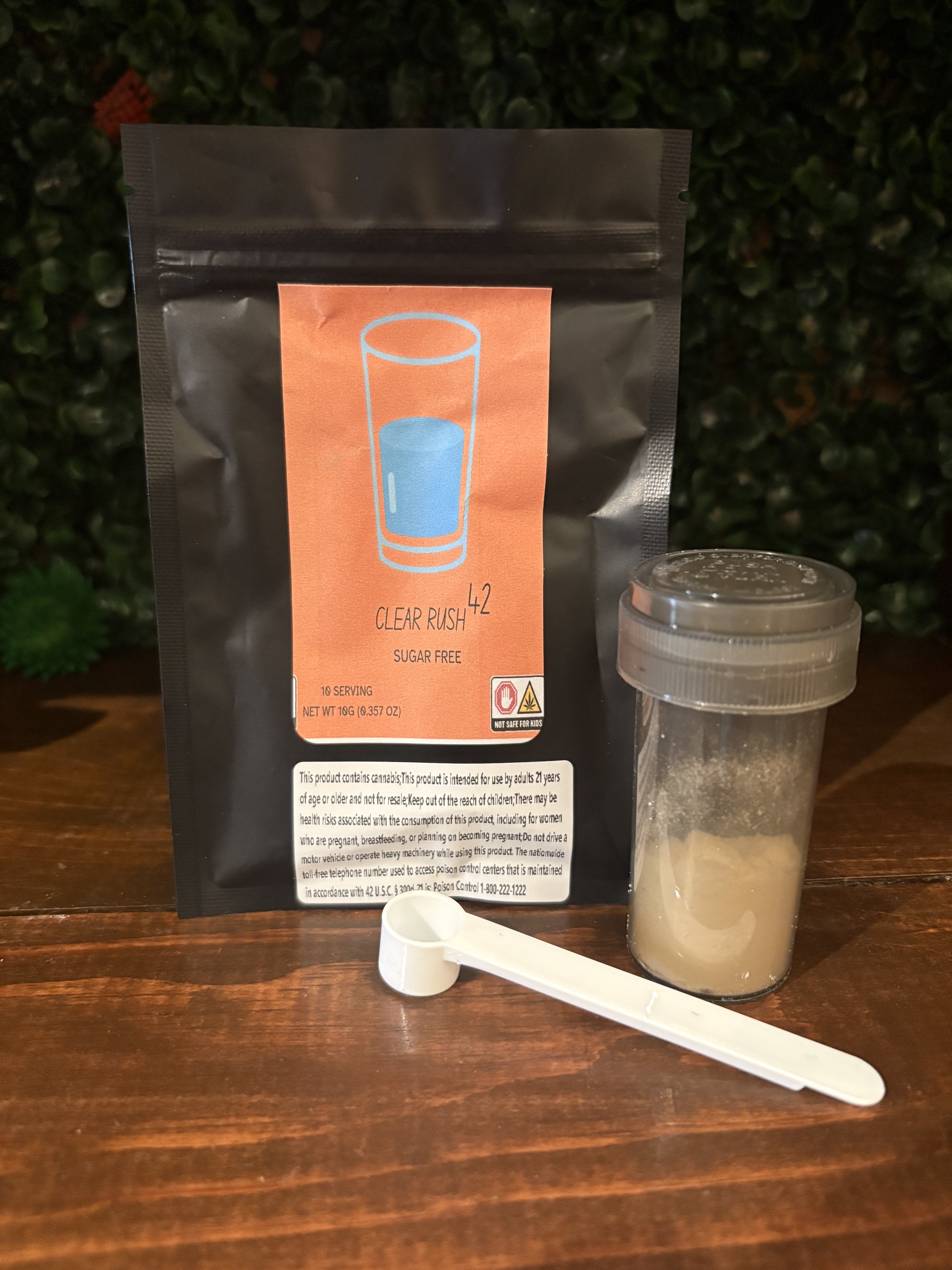 Photograph of product: Clear Rush 42a | NanoPowder - 100mg / 10 scoops