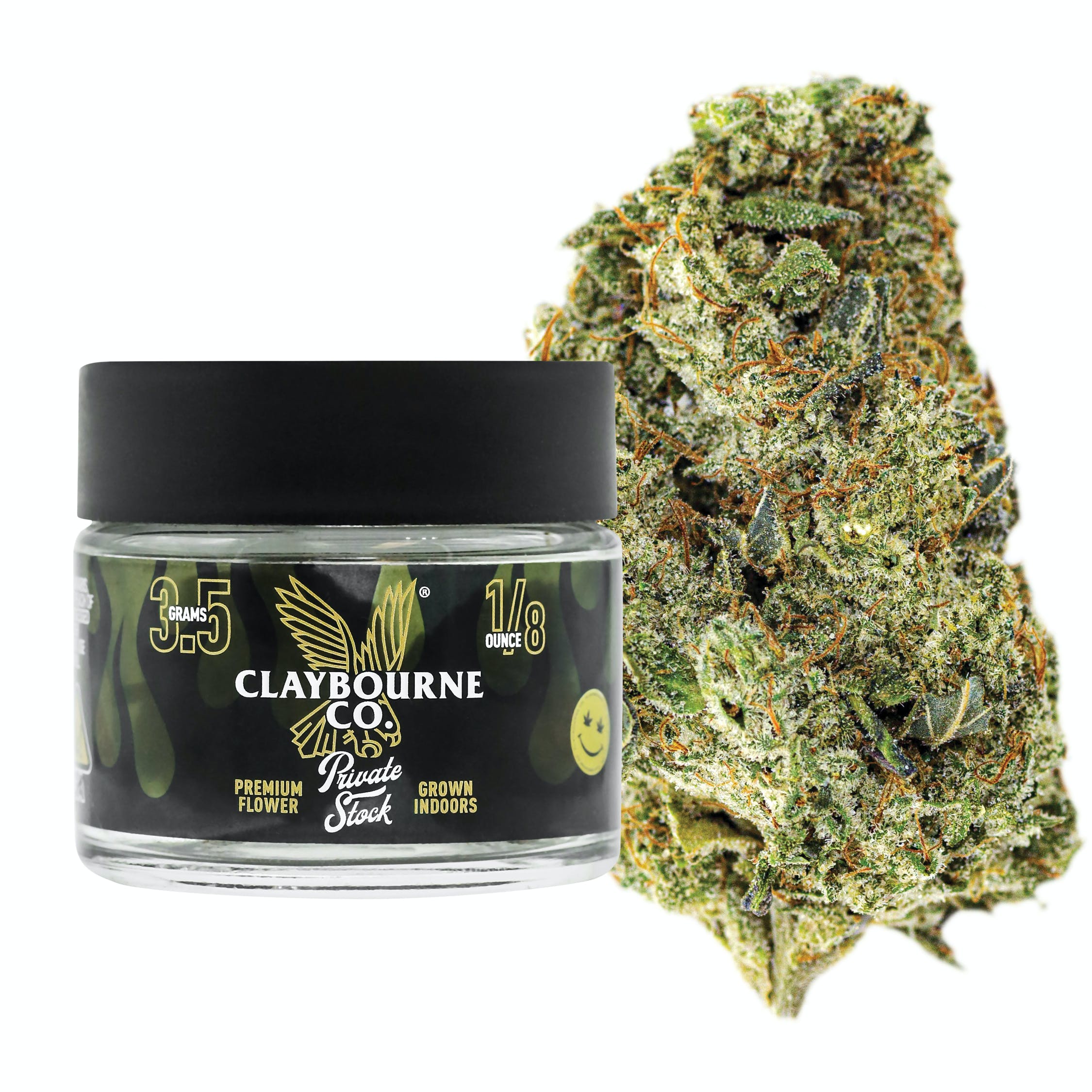 Photograph of product: Claybourne Co. - Mango Haze (Oui'd) Private Stock Flower - 3.5g