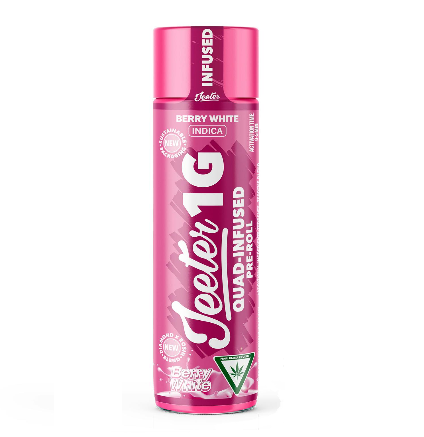 Photograph of product: Jeeter Infused Pre-Roll 1g | Berry White (I)