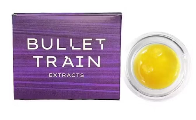 Photograph of Product: Bullet Train | Live Resin Badder | Lime OG