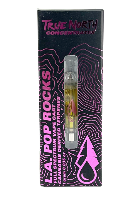 Photograph of product: True North - LA Pop Rocks - Full Spectrum CDT Vape - - Oui'd Dom