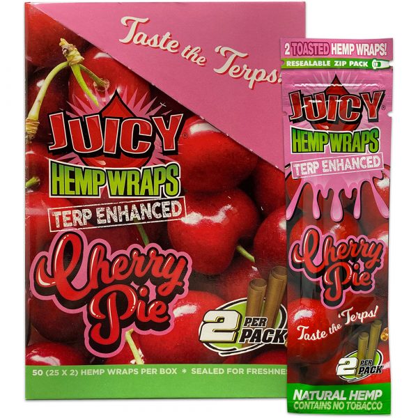 Photograph of product: Cherry Pie Juicy Terpene Hemp Wraps - 2ct
