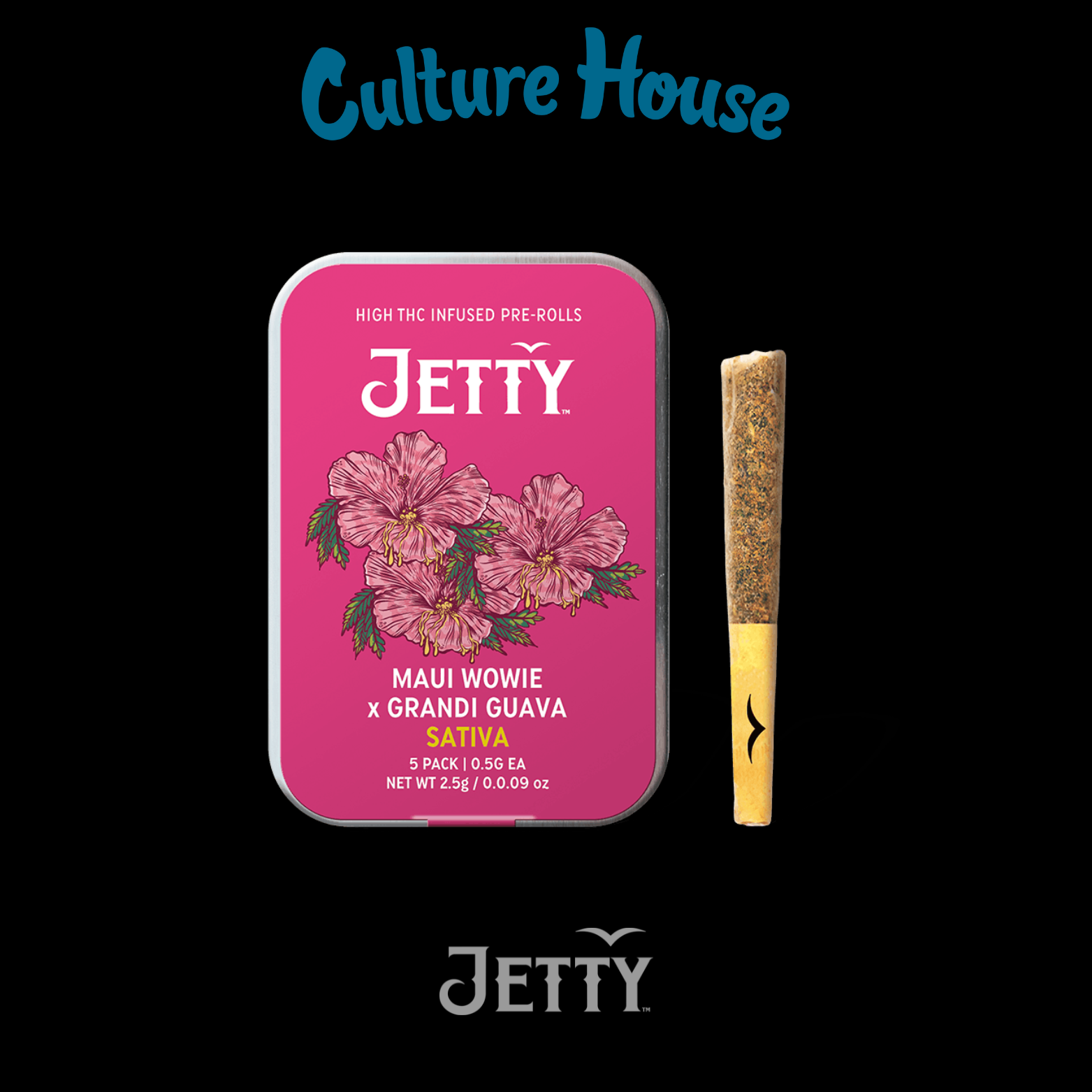 Photograph of product: Jetty | Maui Wowie x Grandi Guava | Infused P. Roll 5PK