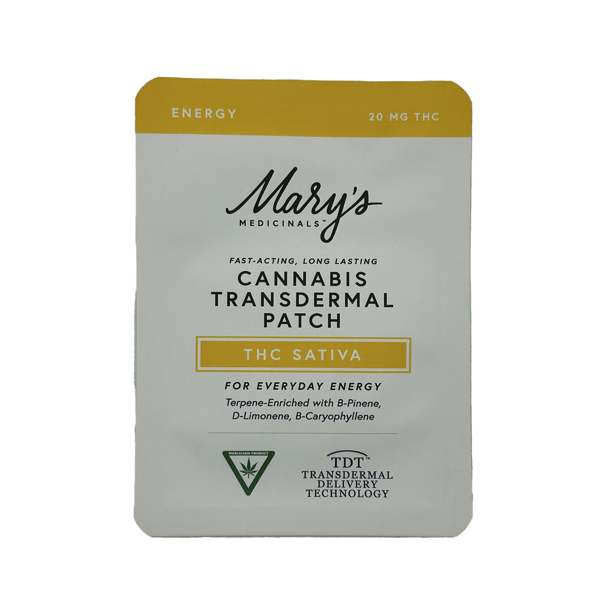 Photograph of product: Mary's - 20mg TH-oui Transdermal Patch - Oui'd