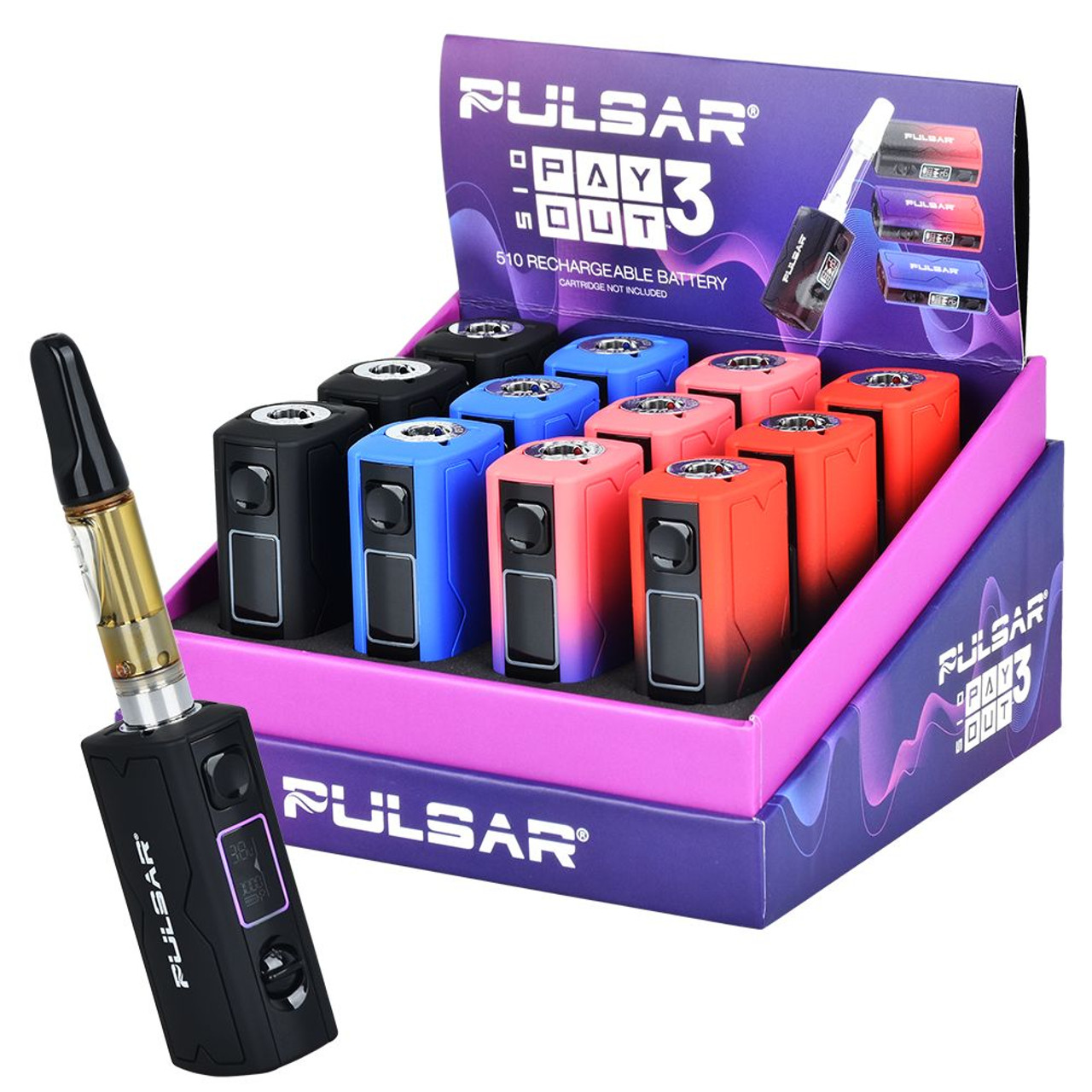 Photograph of product: Pulsar Payout 510 550mAh | Color Variety