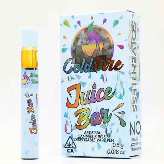 Photograph of product: Cold Fire x Booney Acres | AIO Rosin Juice Bar | Amarelo