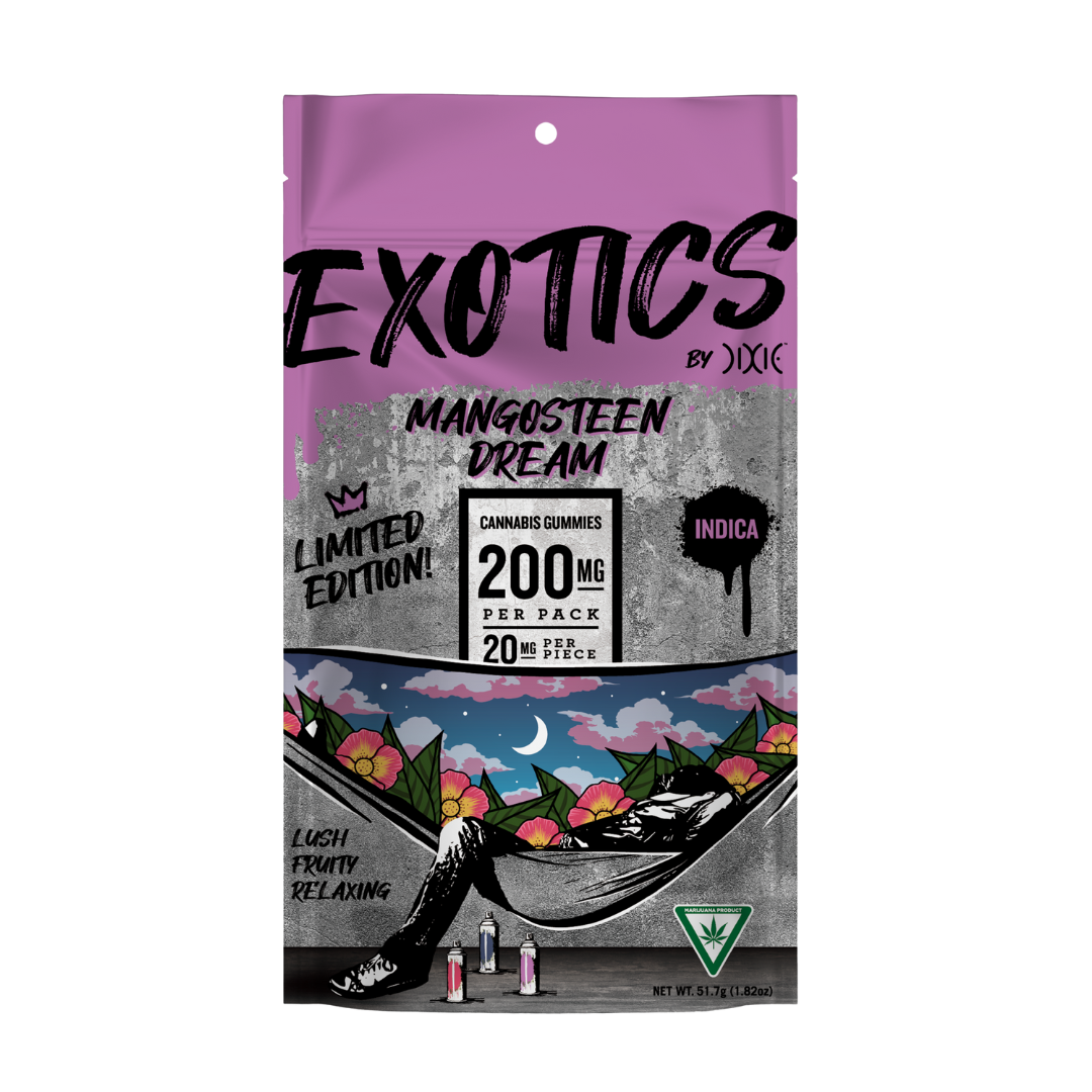 Photograph of product: Dixie - Exotics - Mangosteen Dream (200mg)